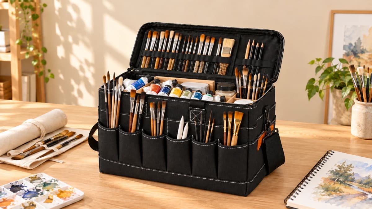 How to Choose an Art Supply Bag for Classes, Studios, and Travel
