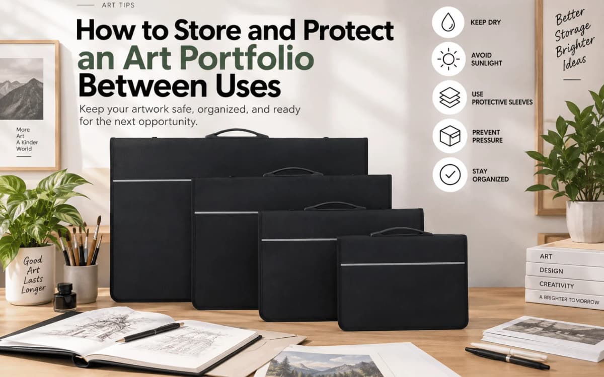 How to Store and Protect an Art Portfolio Between Uses