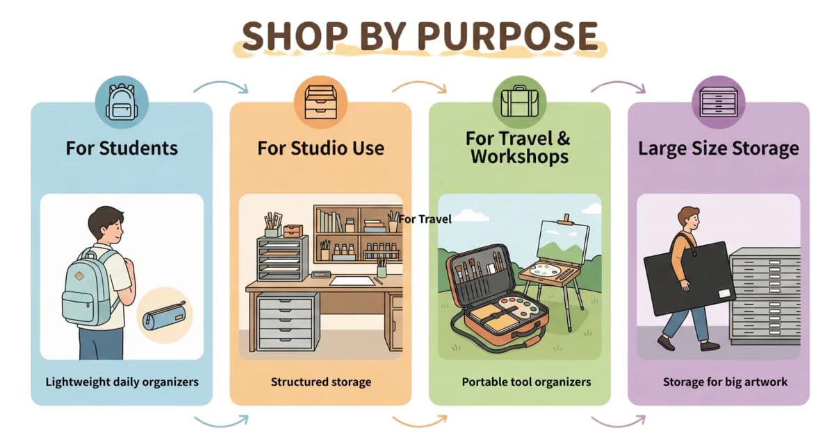 Art Storage Solutions by Workflow | Portfolio Bags & Organizers