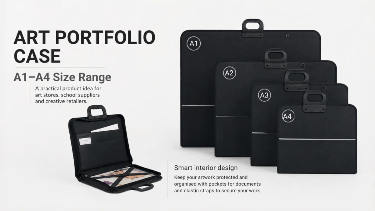 Art Portfolio Case A1–A4 | Professional Artwork Storage and Presentation Case