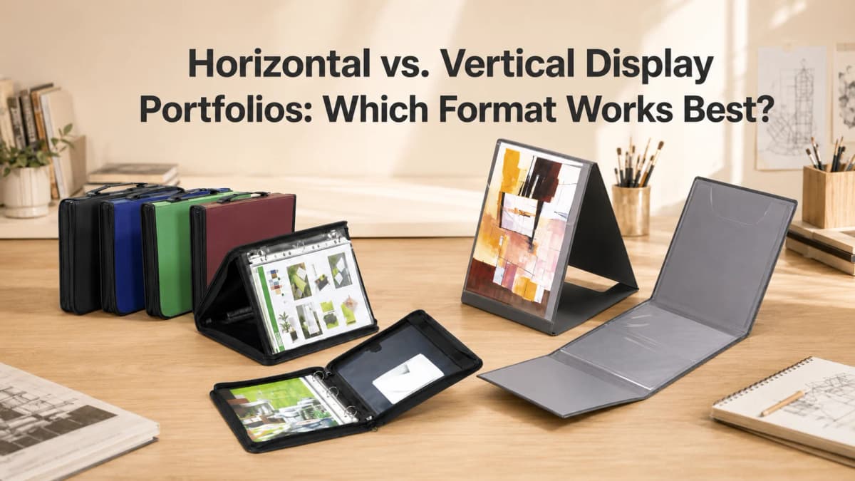 Horizontal vs. Vertical Display Portfolios: Which Format Works Best?