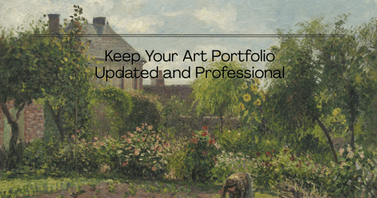 Keep Your Art Portfolio Updated and Professional