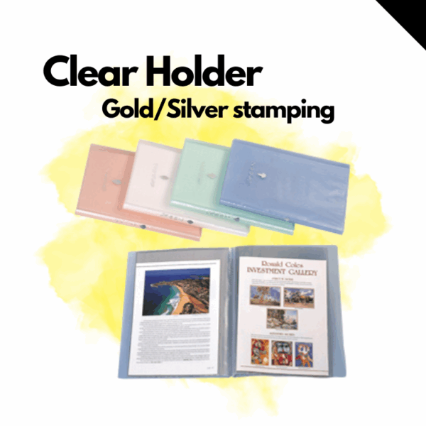 Clear Holder, Art Collection Books