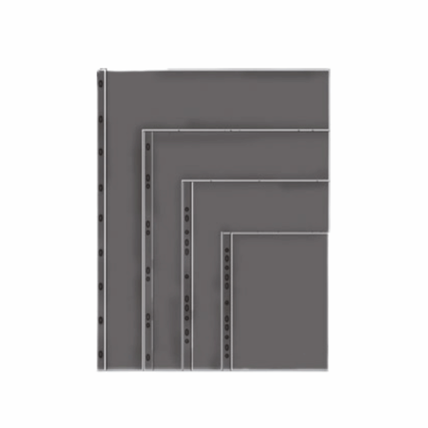 Plastic Sleeves with 80g black paper