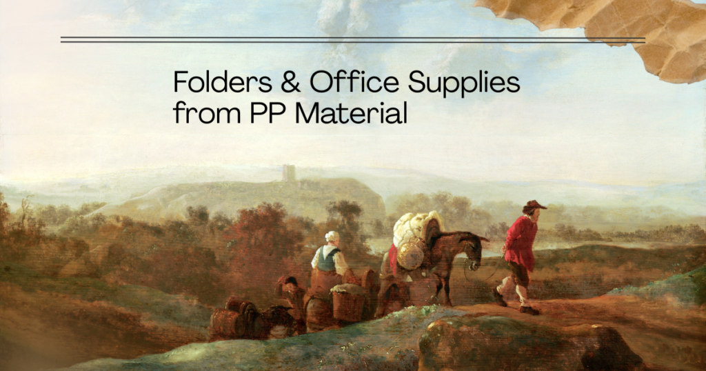 Durable PP Stationery: Folders & Office Supplies from PP Material