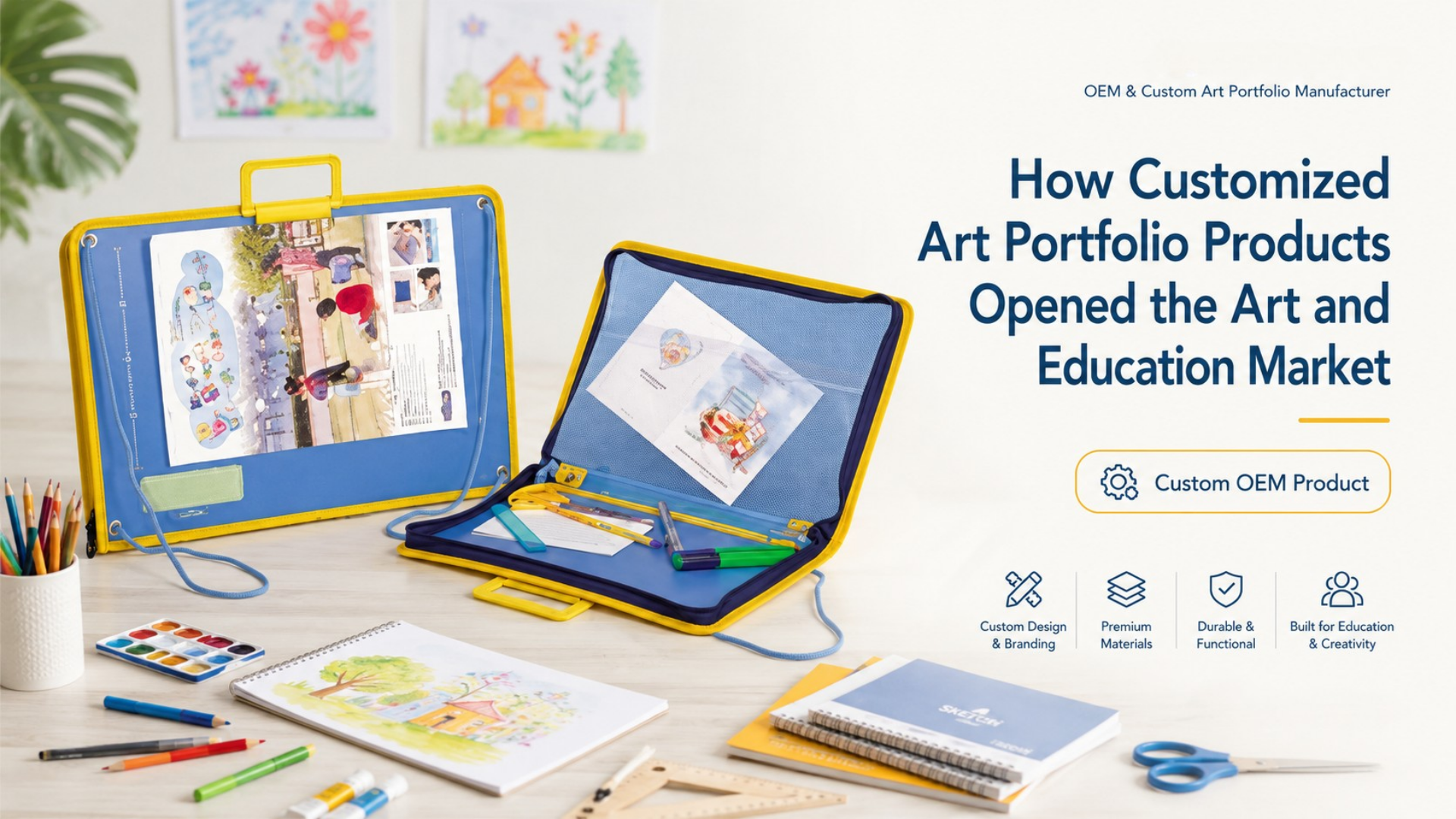 How Customized Art Portfolio Products Opened the Art and Education Market