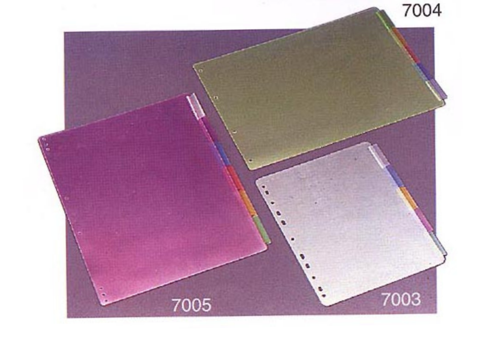 Computer Binder Indexes