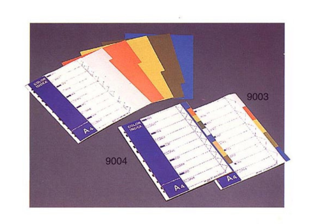 Ring Binder Indexes