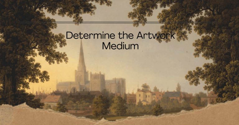 Determine the Artwork Medium