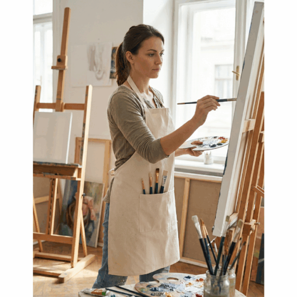 Canva painter apron