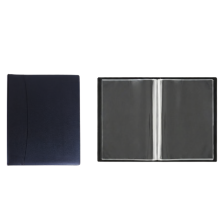 PU Presentation Book with Fixed Sleeves