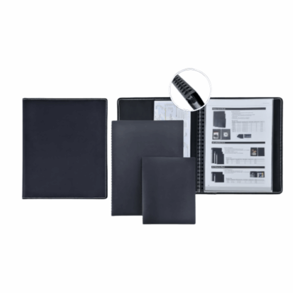 PU Presentation Book with Spiral Binding PU Presentation Book with Spiral Binding