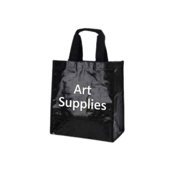 PORTABLE ART SUPPLY ORGANIZER TOTE