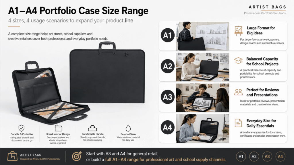 A1–A4 Size Range Creates a Stronger Retail Category