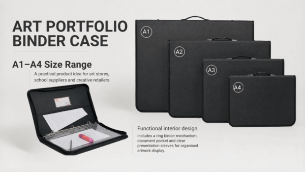 Art Portfolio Binder Case